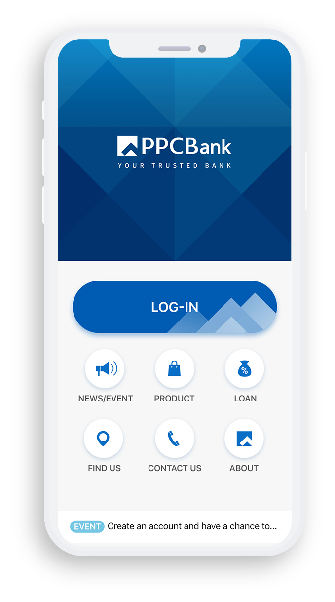 PPCBank Mobile Banking Mobile App and Web UX/UI GUI Design
